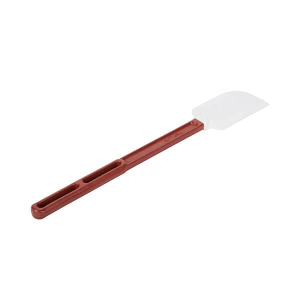 High-Temp Spatula, 16-1/2", White Contoured Flexib